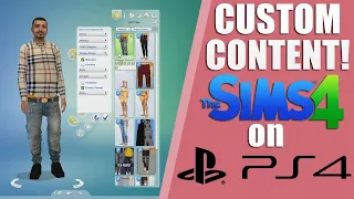 How to get CC on Sims with PS4 (using the gallery)!