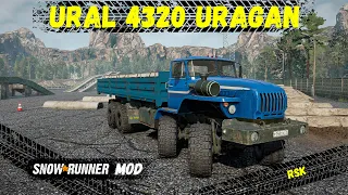 SnowRunner mod - Ural 4320 Uragan (Ural 8x8) RSK | Сноураннер мод - Урал 4320 Ураган (Урал 8х8) РСК