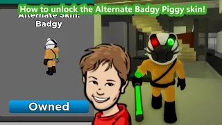 How to unlock the Alternate Badgy skin in The Mr. P's Lab Piggy Event! | Roblox