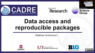 CADRE: A one-stop shop for scholarly data access, sharing, and reproducible computation