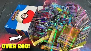 *THE MOST GX CARDS!* This STRANGE Pokemon Box had 200 ULTRA RARES INSIDE!