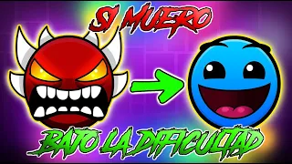 Si muero bajo la dificultad | Geometry Dash 2.11 | Donei GD