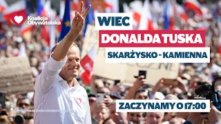 Wiec Donalda Tuska, Skarżysko-Kamienna, 15.09.2023