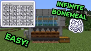 BEST SIMPLE 1.20 BONEMEAL FARM TUTORIAL in Minecraft Bedrock (MCPE/Xbox/PS4/Switch/PC)