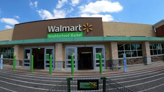 Shopping at Walmart Neighborhood Market on Orange Avenue in Orlando, Florida - SODO - Store 3162