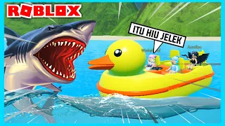 24 Jam Mencari Hiu di Roblox Shark Bite 2 ft @Shasyaalala