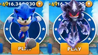 Sonic Dash - Sonic VS Mephiles _ Movie Sonic vs All Bosses Zazz Eggman