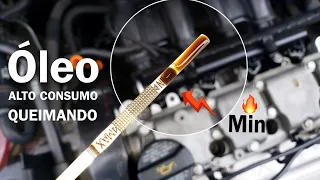 Motor baixando óleo queimando óleo alto consumo o que fazer??