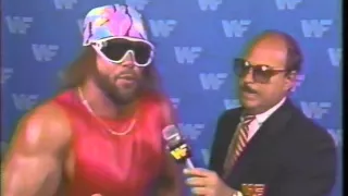 Macho Man Randy Savage Interview (07-05-1987)