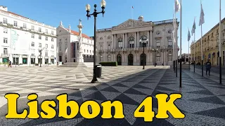 Walk around Lisbon Portugal [4K]. Alfama Praça do Comércio Alfama.