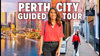 How to spend your day in Perth  Western Australia - Guided City Tour! Top things to do. 4K ultra HD