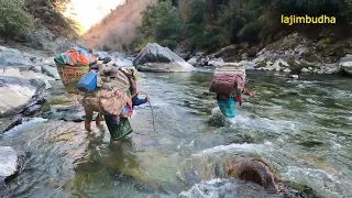 the hard life of mountain people || lajimbudha ||