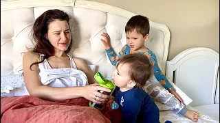 How kids wake up Mommy in the morning - The Protsenko Family