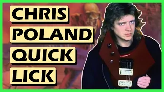 Chris Poland Quick Guitar Lick To Impress Tutorial (Ex-Megadeth)