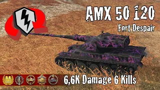 AMX 50 120  |  6,6K Damage 6 Kills  |  WoT Blitz Replays