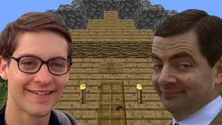 Tobey & Bean's NEW Minecraft House (Gets DESTROYED)