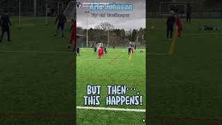 Goalkeeper goes up for corner but then this happens! Football goalie soccer motivation learning