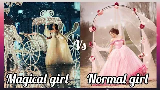 💖Magical girl👸🏼🧚‍♀️ vs simple girl👩Which one you choose?#cutegirl