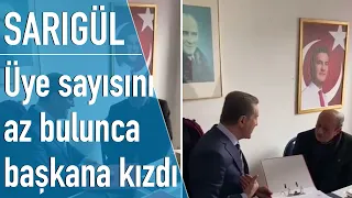 Sarıgül'ün, ilçe başkanına 'kızdığı' video gündem oldu; "Koca Bodrum'da 170 üye mi olur?"