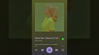 What was I made for? -Billie Eilish *sped up version*