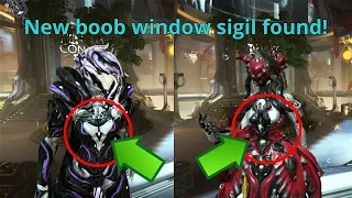 How I created the boob window sigil in warframe #gameplay  #warframe #boobs