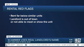 Scammer uses landlord's name; man loses $2,000 in rental fraud