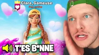 Je me Fais Passer pour UNE FILLE sur Fortnite et On M'a DRAGUÉ ! (Je suis choqué)