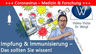 Impfen: Wie schützt uns eine Impfung? Wie bekommen wir eine Immunisierung & Schutz vor Infektionen?