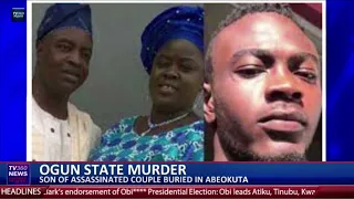 Ogun State Murder: Son on assassinated couple buried in Abeokuta