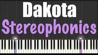 Dakota - Stereophonics - Piano Tutorial