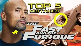 Top 5 Movie Mistakes - The Fast & Furious Franchise (HD) Vin Diesel, Dwayne Johnson, Paul Walker