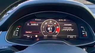 Audi SQ7 acceleration 0-200