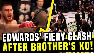 Bellator 299 Drama: Edwards's Brother Knocked Out, Confrontation Ensues.