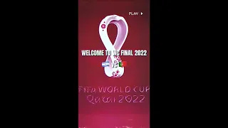 WELCOME TO WORLD CUP 2022