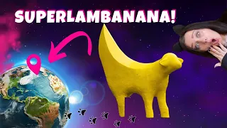 Look! Lamb or banana?! SUPERLAMBANANA on Google in Liverpool!
