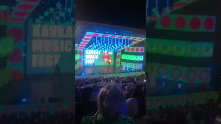 Виталий Гогунский, Илона Жилова и Тимур Хацаев на закрытии фестиваля KAVKAZ MUSIC FEST в Нальчике!