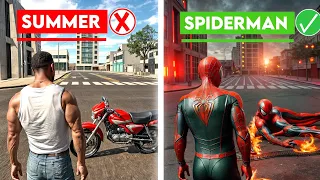 SPIDERMAN Mode Indian Bike Driving 3D || *New Update*