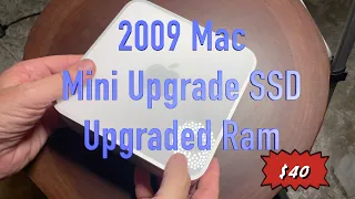 $40 2009 Mac Mini in 2019 SSD & Mac OS Mojave!!!  (In 4K)