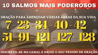 Os 10 Salmos mais Poderosos para abençoar várias áreas da sua vida. #oração #salmos