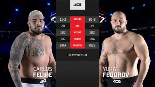 Карлос Фелипе vs. Юрий Федоров | Carlos Felipe vs. Yuriy Fedorov | ACA 156
