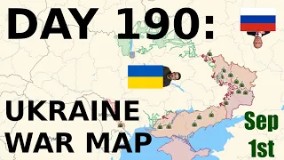 Day 190: Ukraine War Map