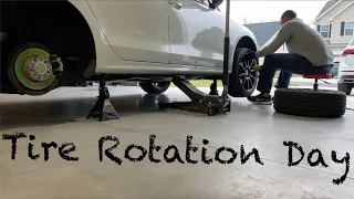 VW Jetta Tire Rotation Maintenance Beginners Guide All Steps Shown