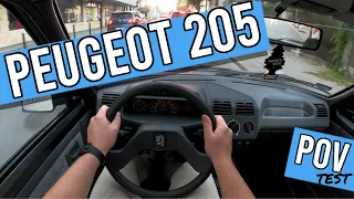 1991 PEUGEOT 205  | 1.4 PETROL | POV TEST DRIVE | #02