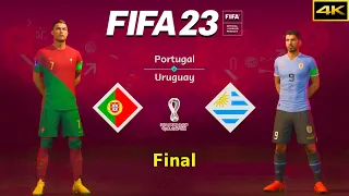 FIFA 23 - PORTUGAL vs. URUGUAY - FIFA World Cup Final - Ronaldo vs. Suárez - PS5™ [4K]