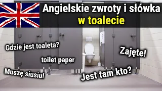 Przydatne angielskie zwroty i słownictwo w toalecie