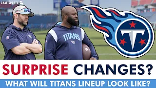Titans Making MAJOR CHANGES To Starting Lineup Before 2024 Season? Tennessee Titans Rumors & News