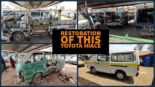 RESTORATION OF OLD TOYOTA HIACE IN 12 MINUTES