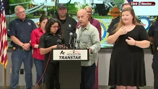 Harris County judge seemingly clashes with Houston Mayor during severe weather press conference