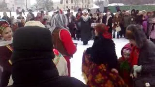 13.01.2013 колядки в Борисполе, Украина