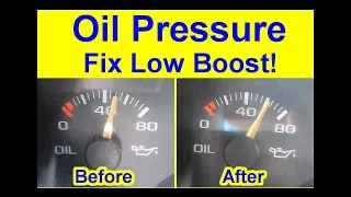 DIY - How to Fix Oil Pressure Low Boost - Quick Tips Warning Light Causes High Gauge Jump